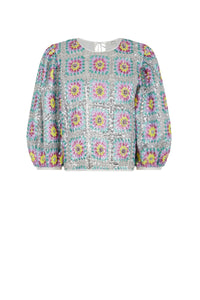 Top Patch à paillettes - Multicolore