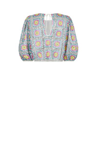 Top Patch à paillettes - Multicolore