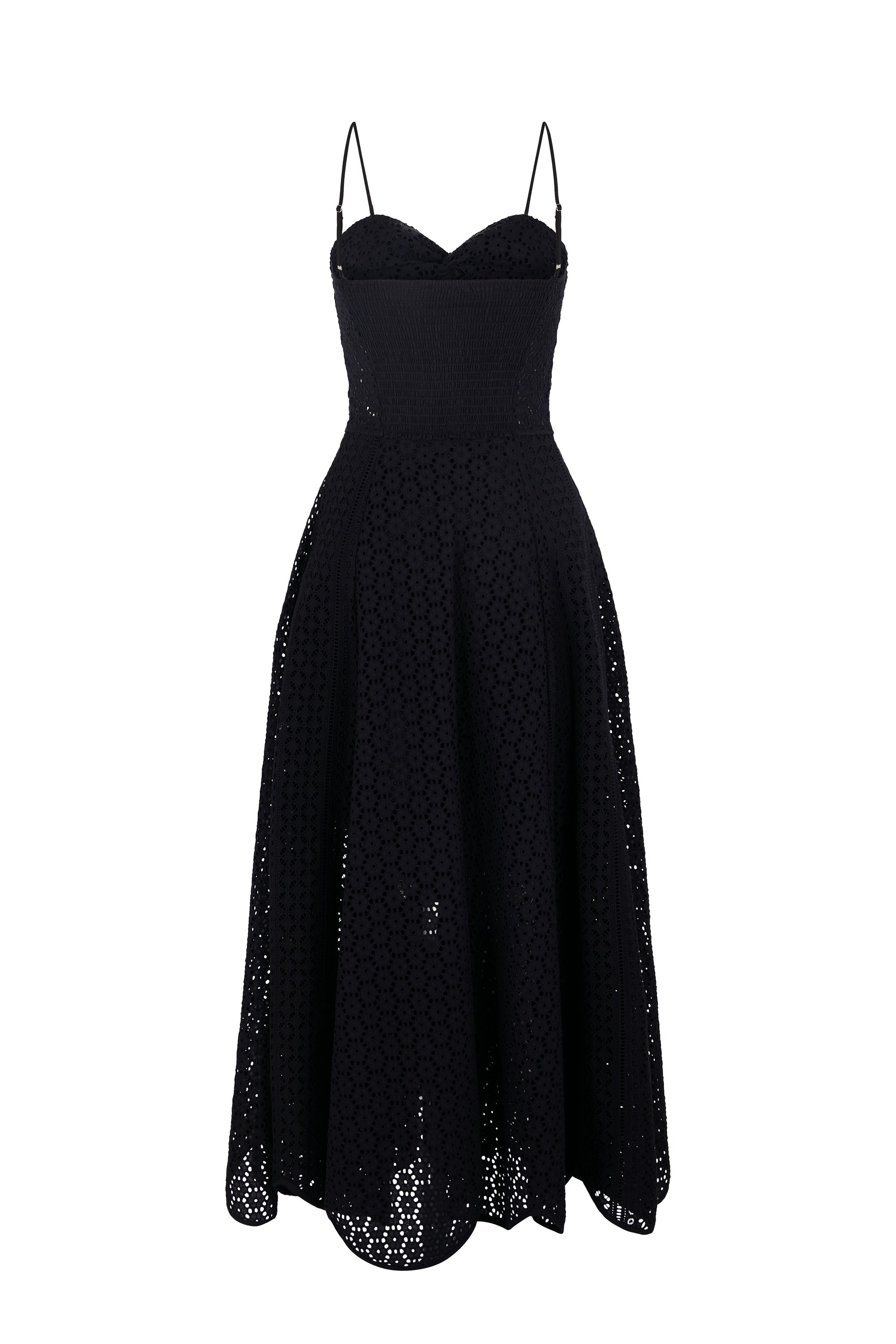Robe bustier à dentelle - Noir