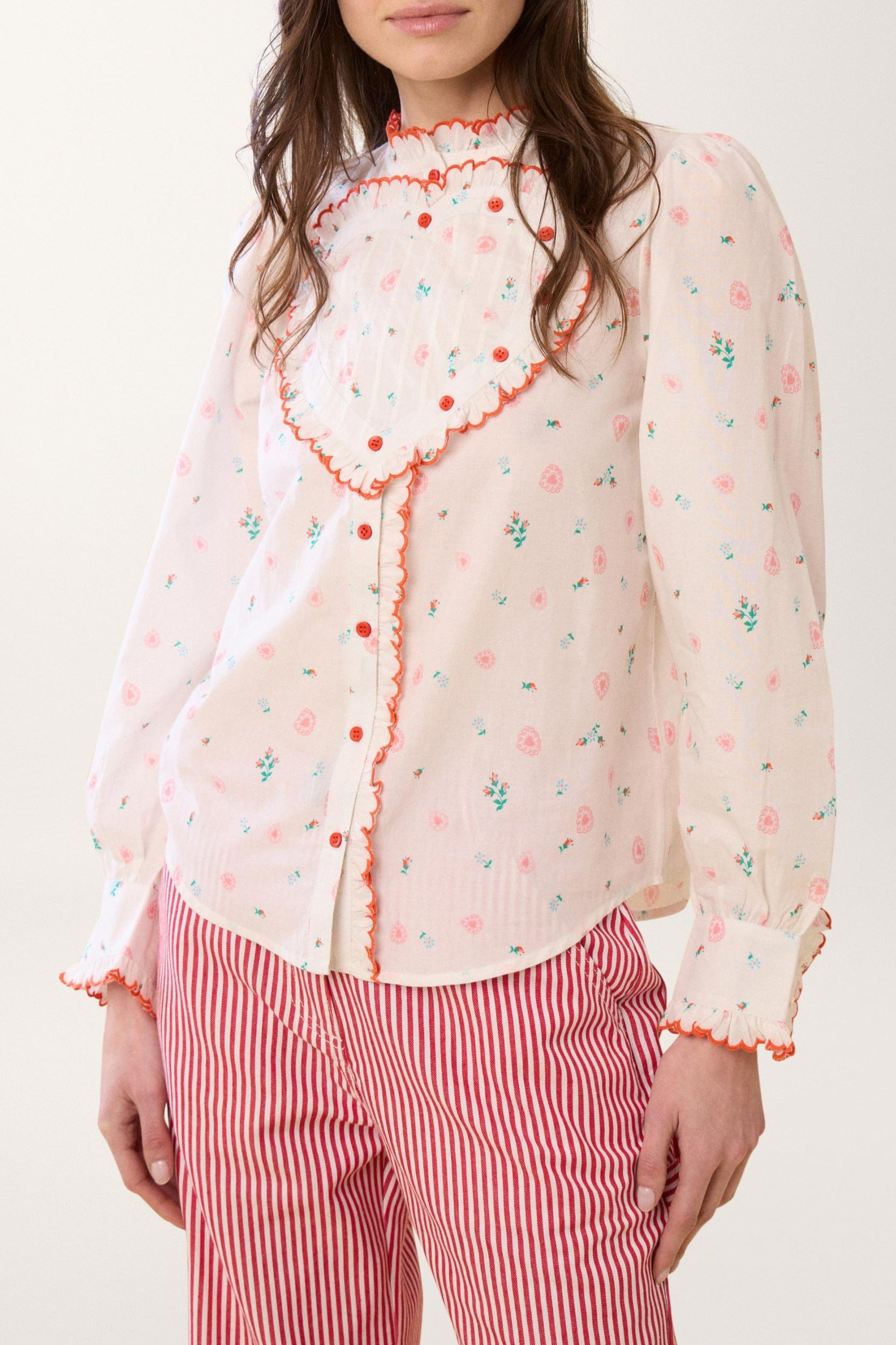 Chemise coeur Ste Valentin - Multicolore