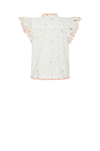 Chemise à volants Ste Valentine - Multicolore