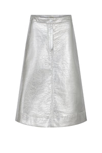 Jupe en vinyle - Argenté