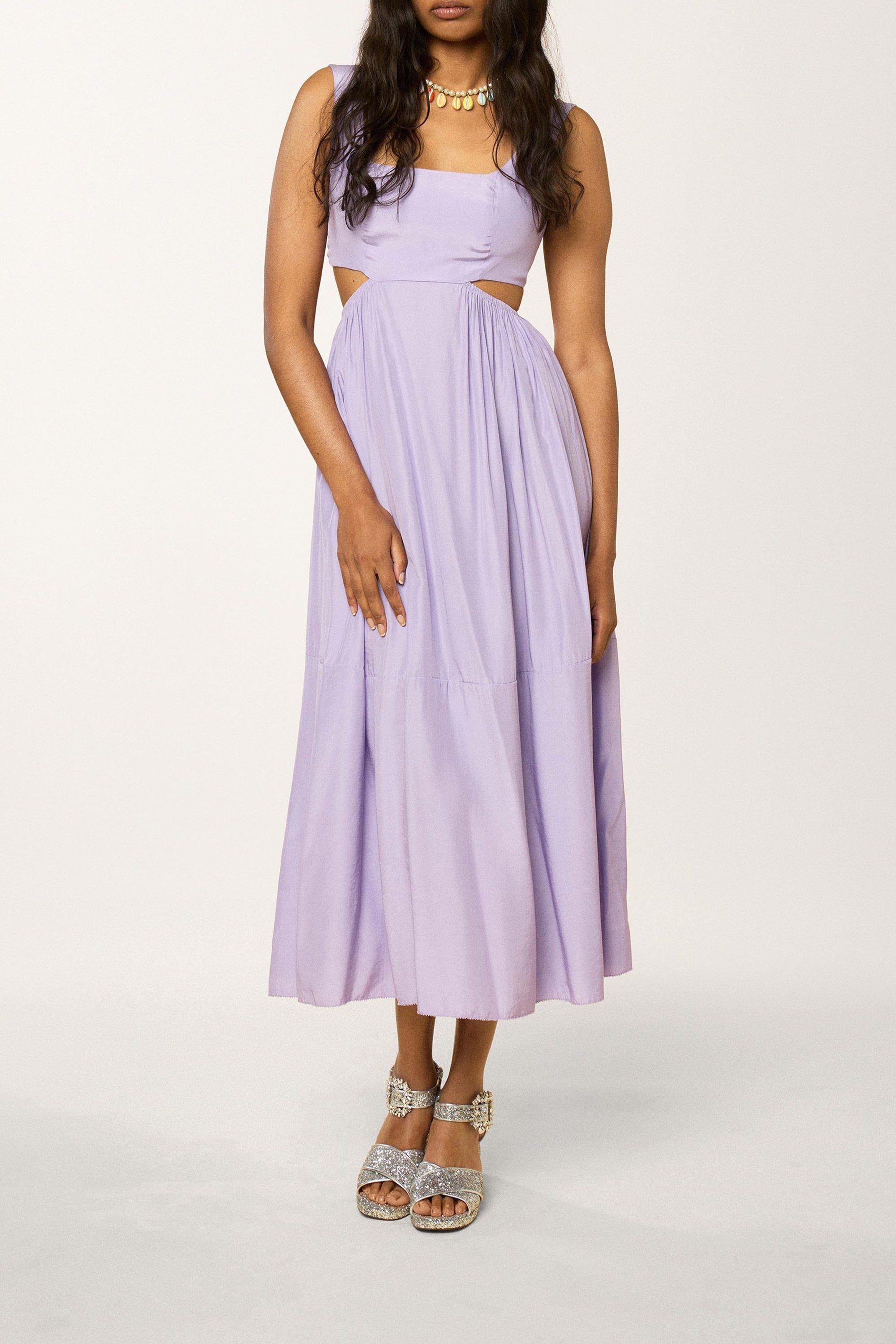 Robe longue Vintage - Violet