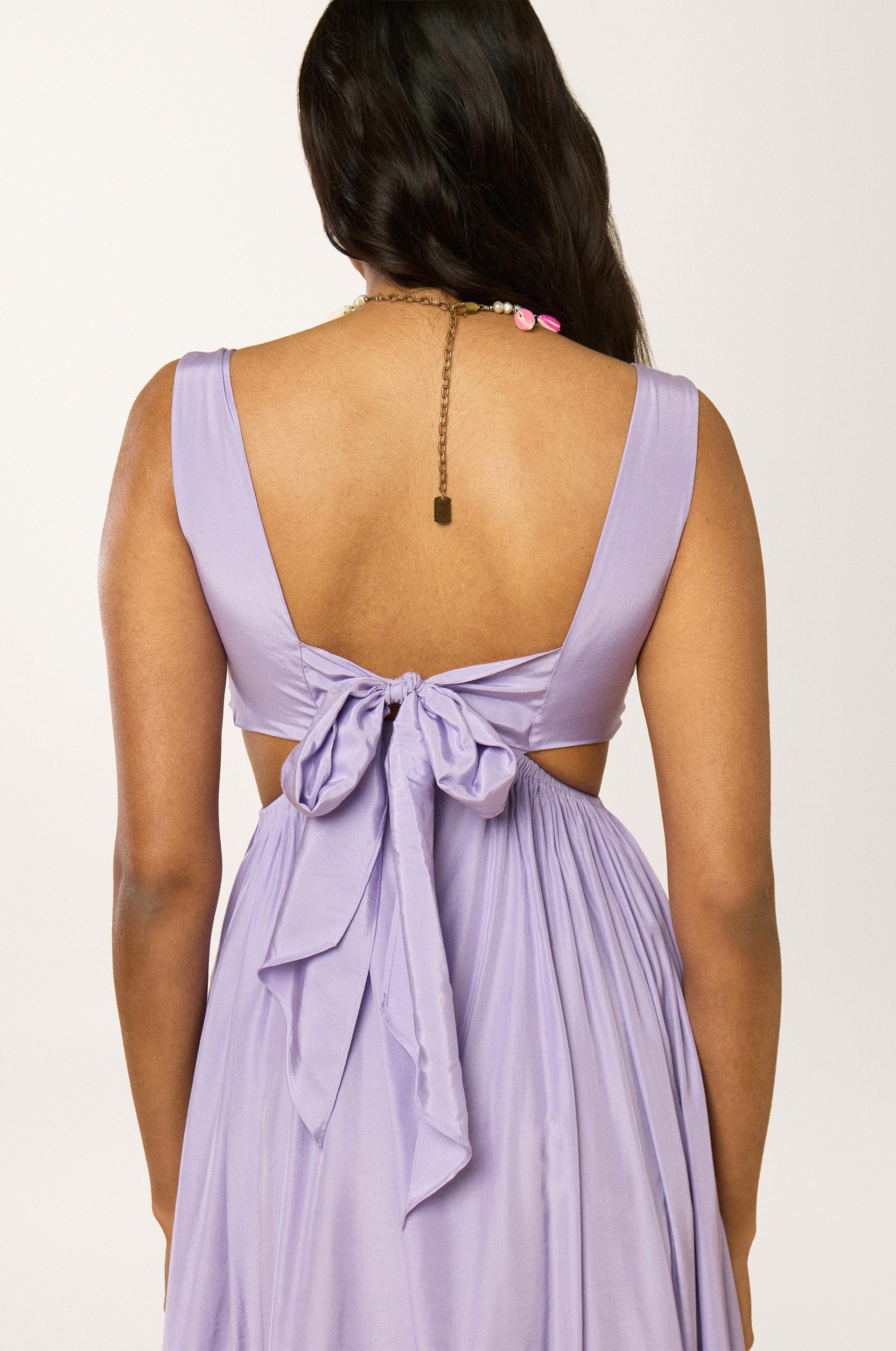 Robe longue Vintage - Violet