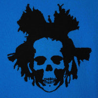 Pull à col rond Skull en cachemire - Denim Blue