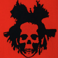 Pull à col rond Skull en cachemire - Spicy Red