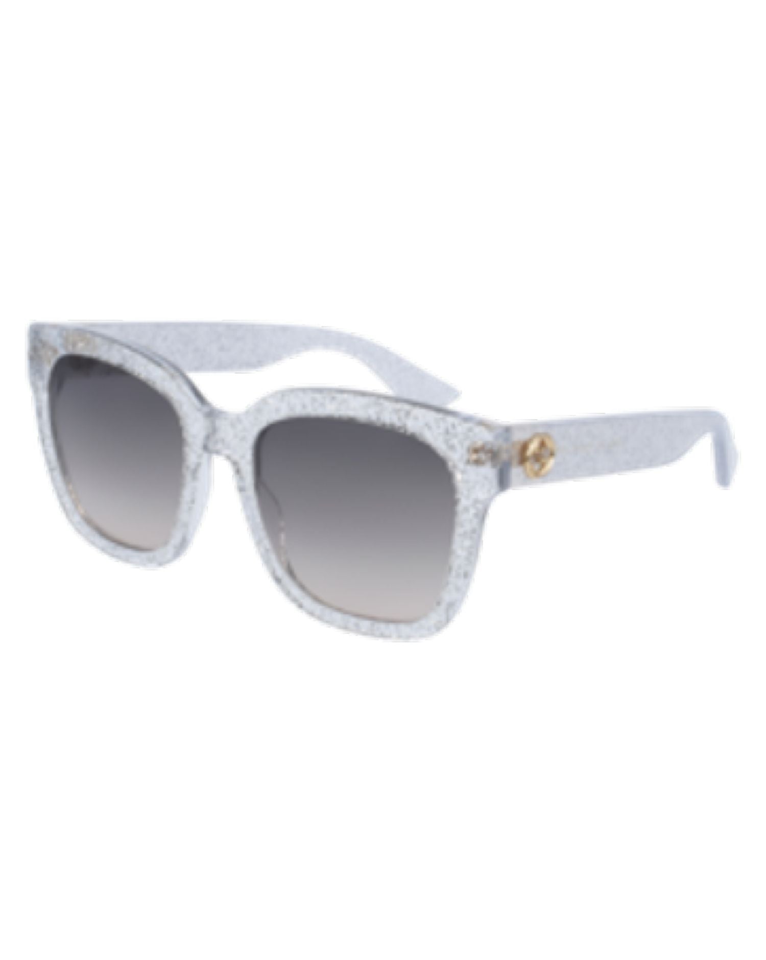 Sunglasses squared - Shiny Glitter Silver
