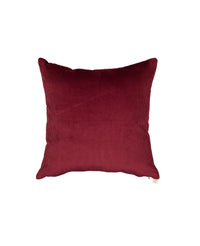 Coussin Carino en velours côtelé - Prune