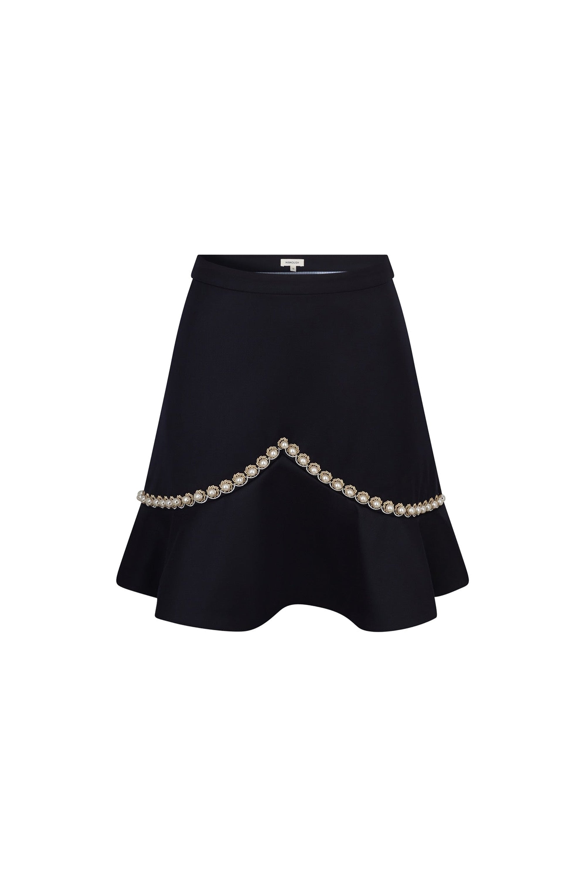 Jupe Arabesque en laine - Bleu