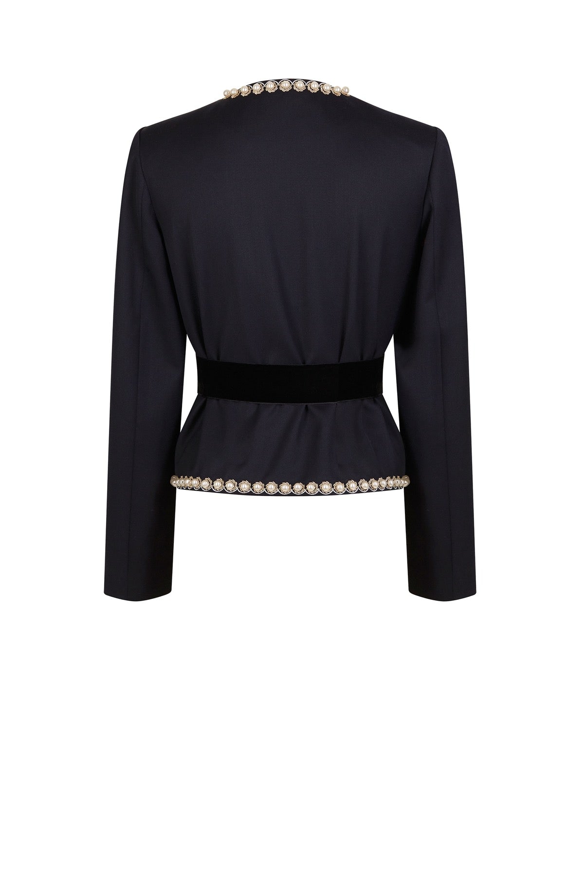 Veste Arabesque en laine - Bleu