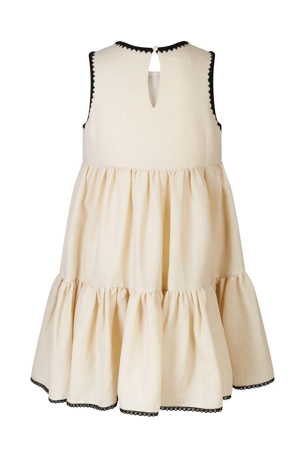 Robe courte Birdy en laine - Beige