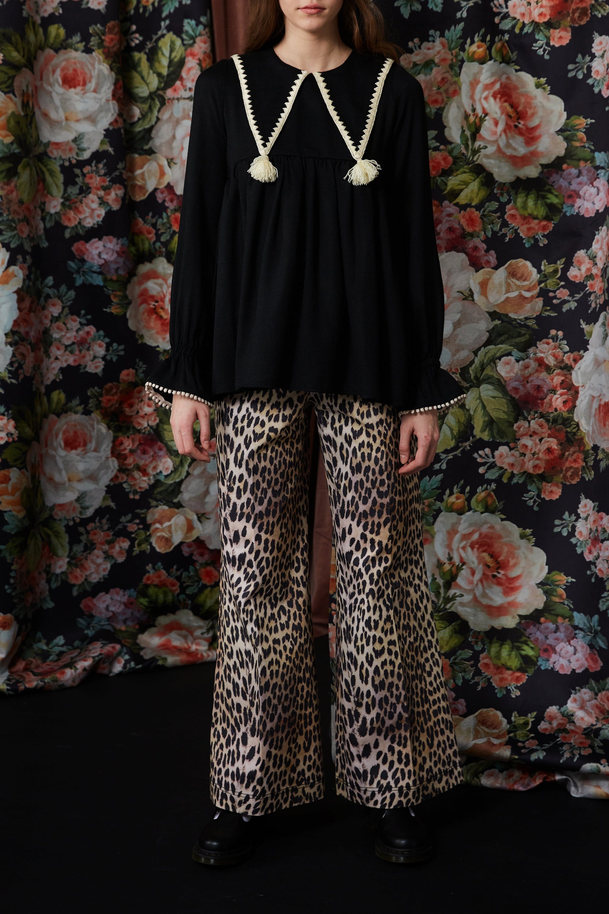 Tunique Birdy en laine - Noir