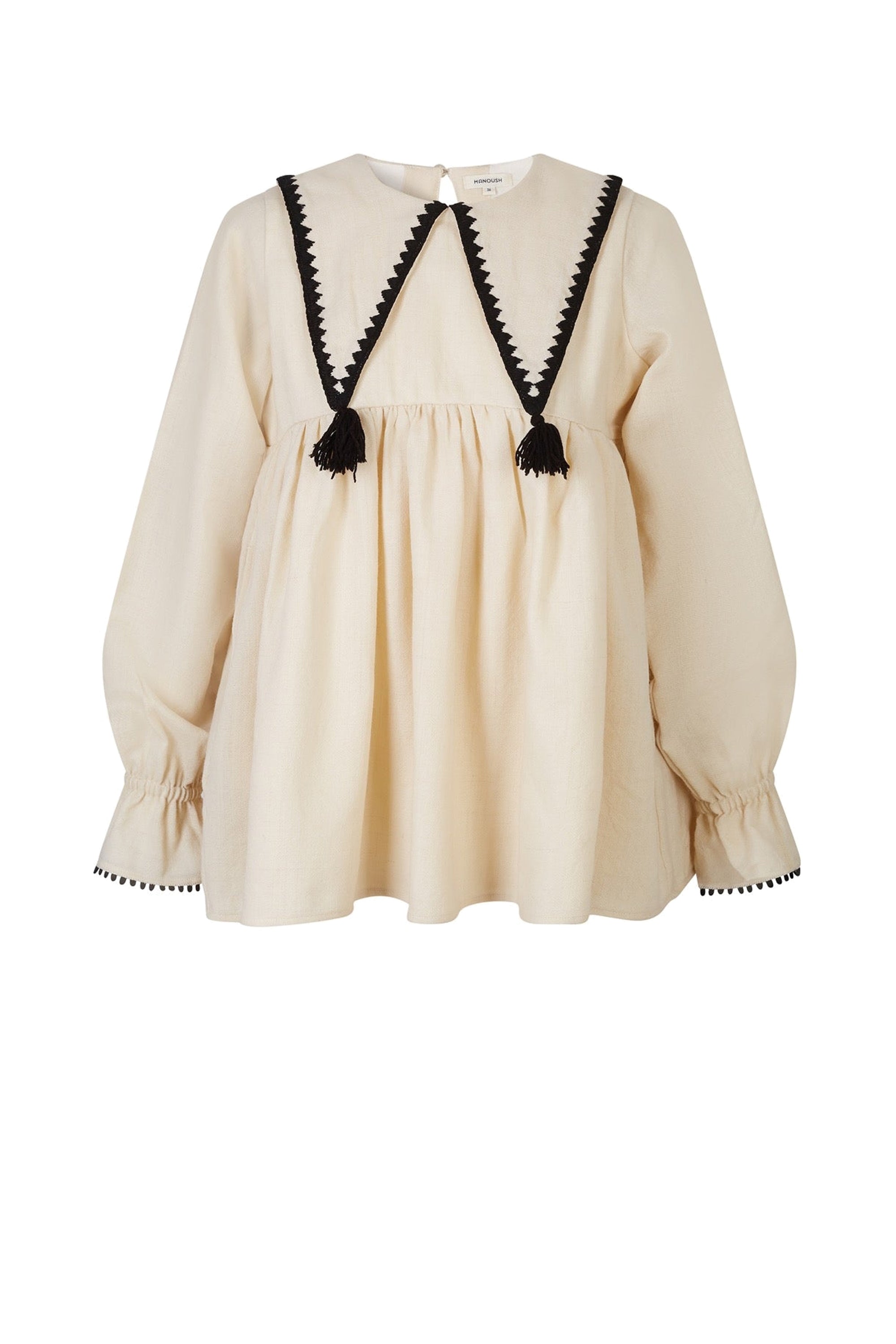 Tunique Birdy en laine - Beige