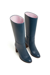 Bottes Bleuette en cuir 90 - Bleu