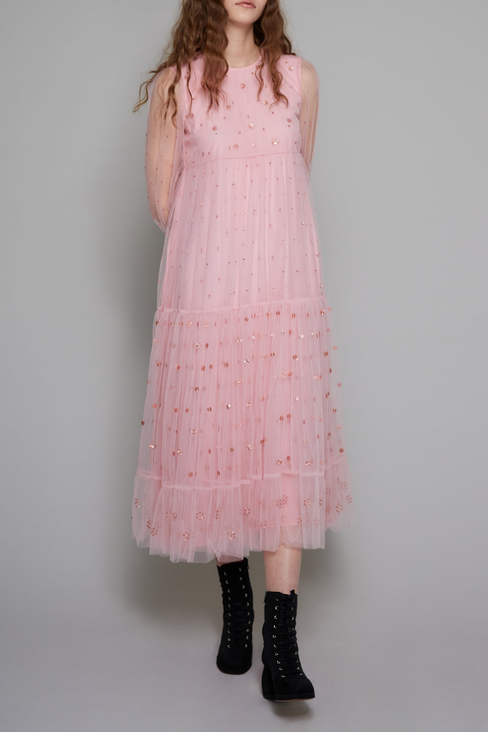 Robe Babydoll Champagne - Rose