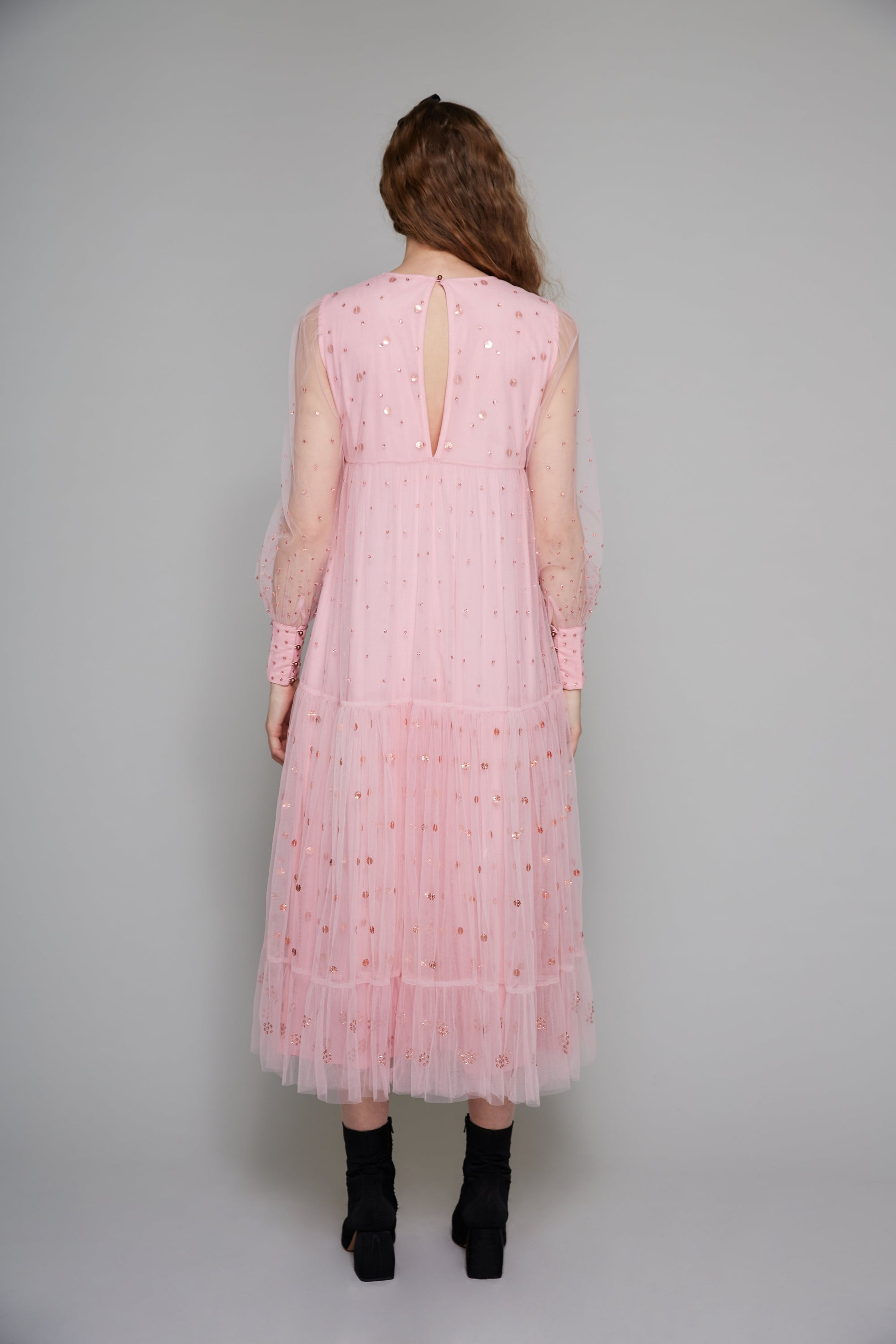 Robe Babydoll Champagne - Rose