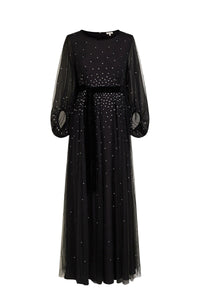 Robe longue Champagne - Noir