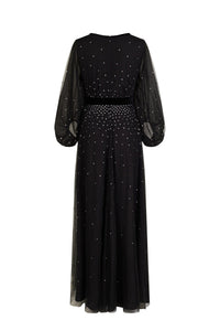 Robe longue Champagne - Noir