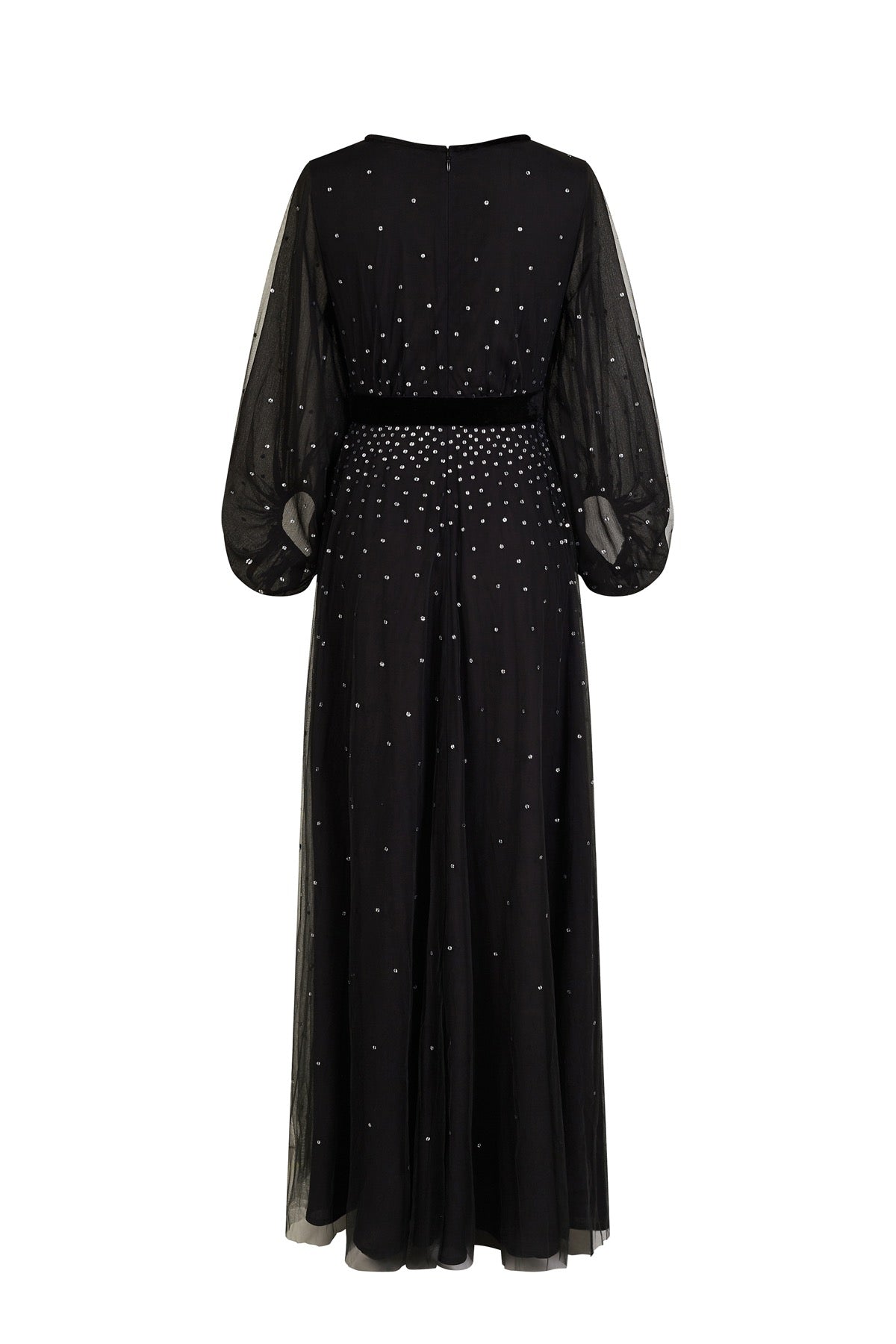 Robe longue Champagne - Noir
