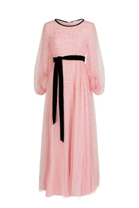 Robe longue Champagne - Rose