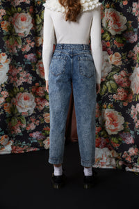 Jean à perles en denim - Bleu