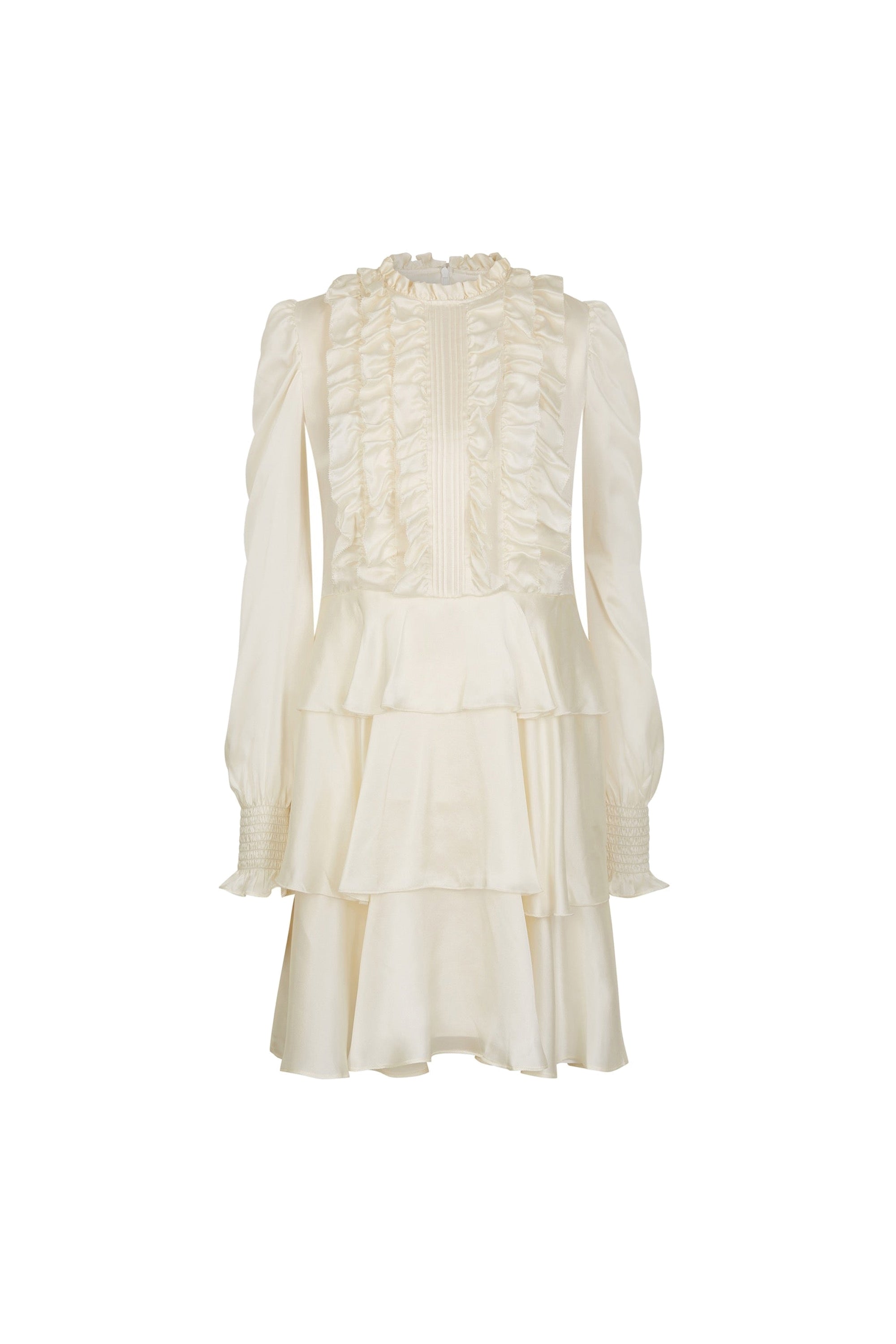 Robe Dolly en soie - Beige