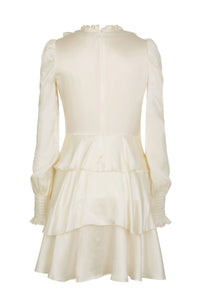 Robe Dolly en soie - Beige