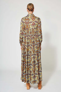 Robe longue Bohème - Vert