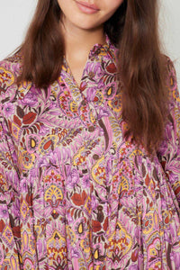 Robe longue Bohème - Rose