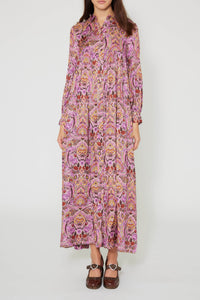 Robe longue Bohème - Rose