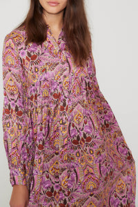 Robe longue Bohème - Rose