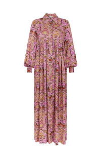 Robe longue Bohème - Rose