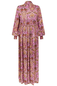 Robe longue Bohème - Rose