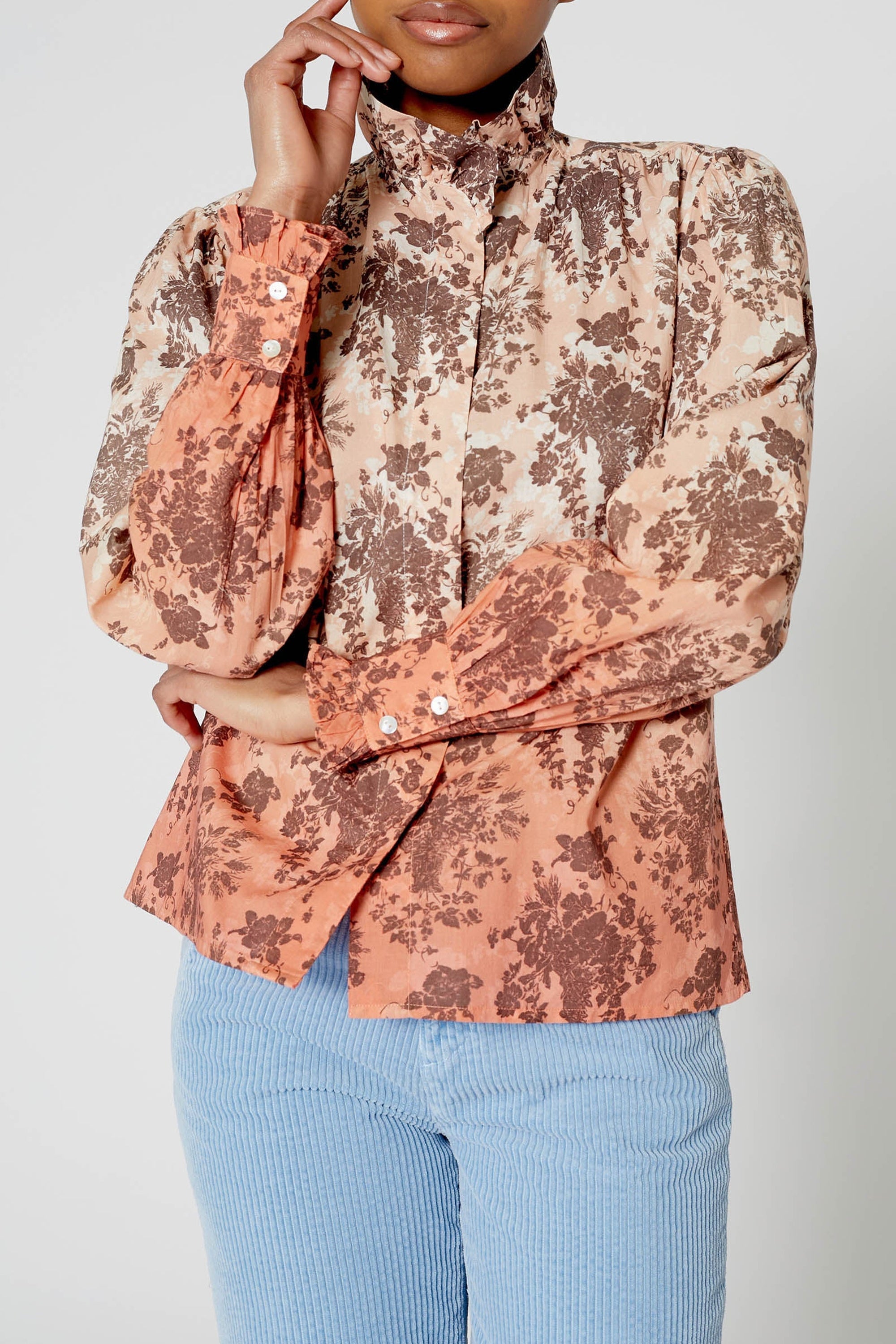 Chemise Bouquet D'Automne - Camel