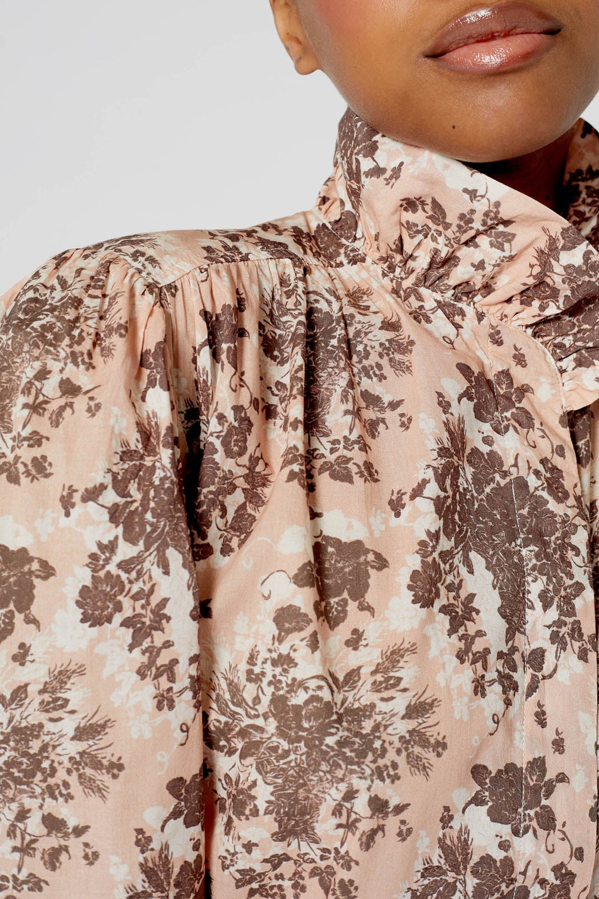 Chemise Bouquet D'Automne - Camel