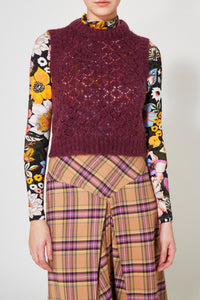 Pull sans manche Cocoon D'Hiver - Bordeaux