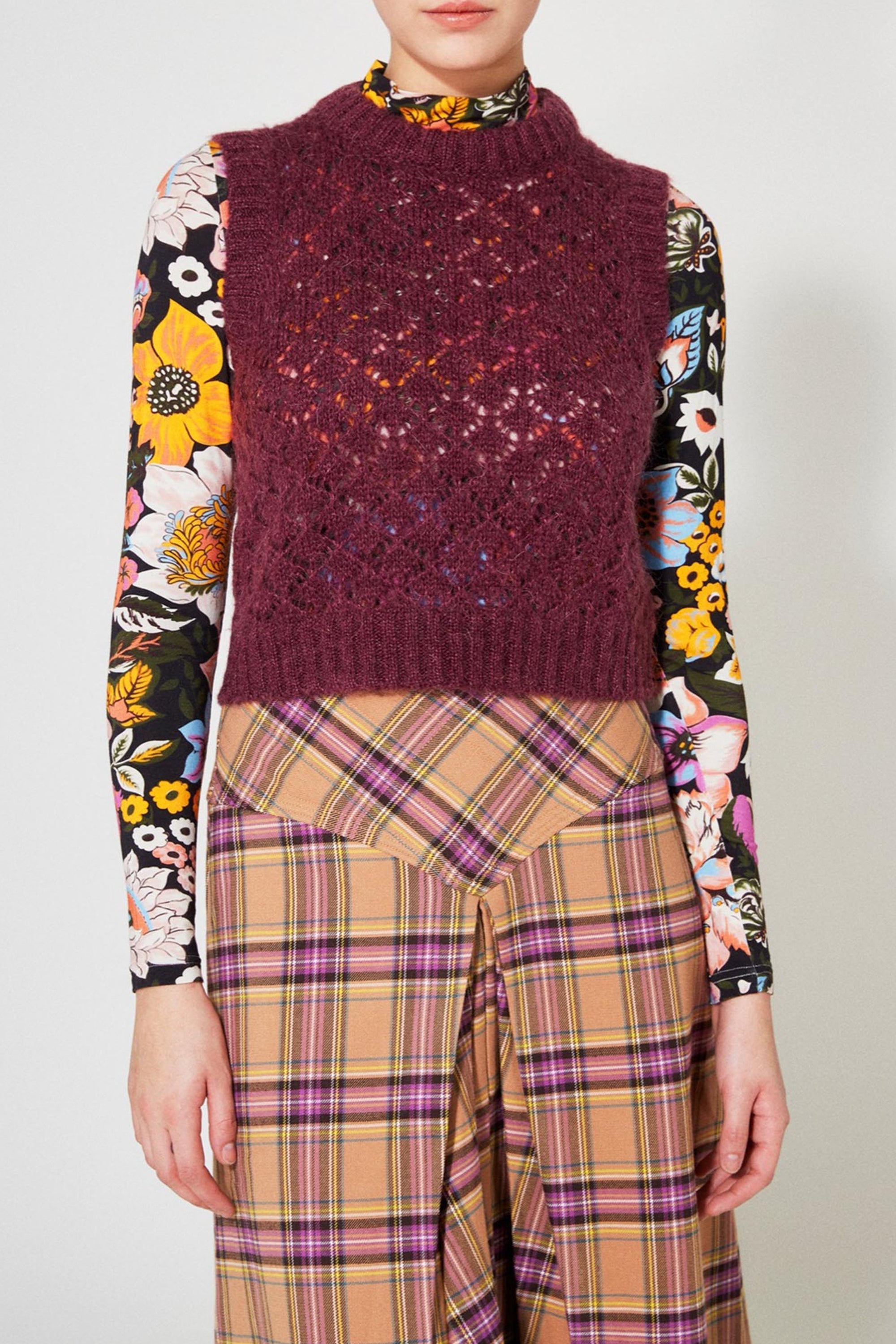 Pull sans manche Cocoon D'Hiver - Bordeaux