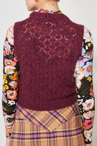Pull sans manche Cocoon D'Hiver - Bordeaux