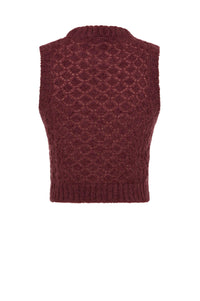 Pull sans manche Cocoon D'Hiver - Bordeaux