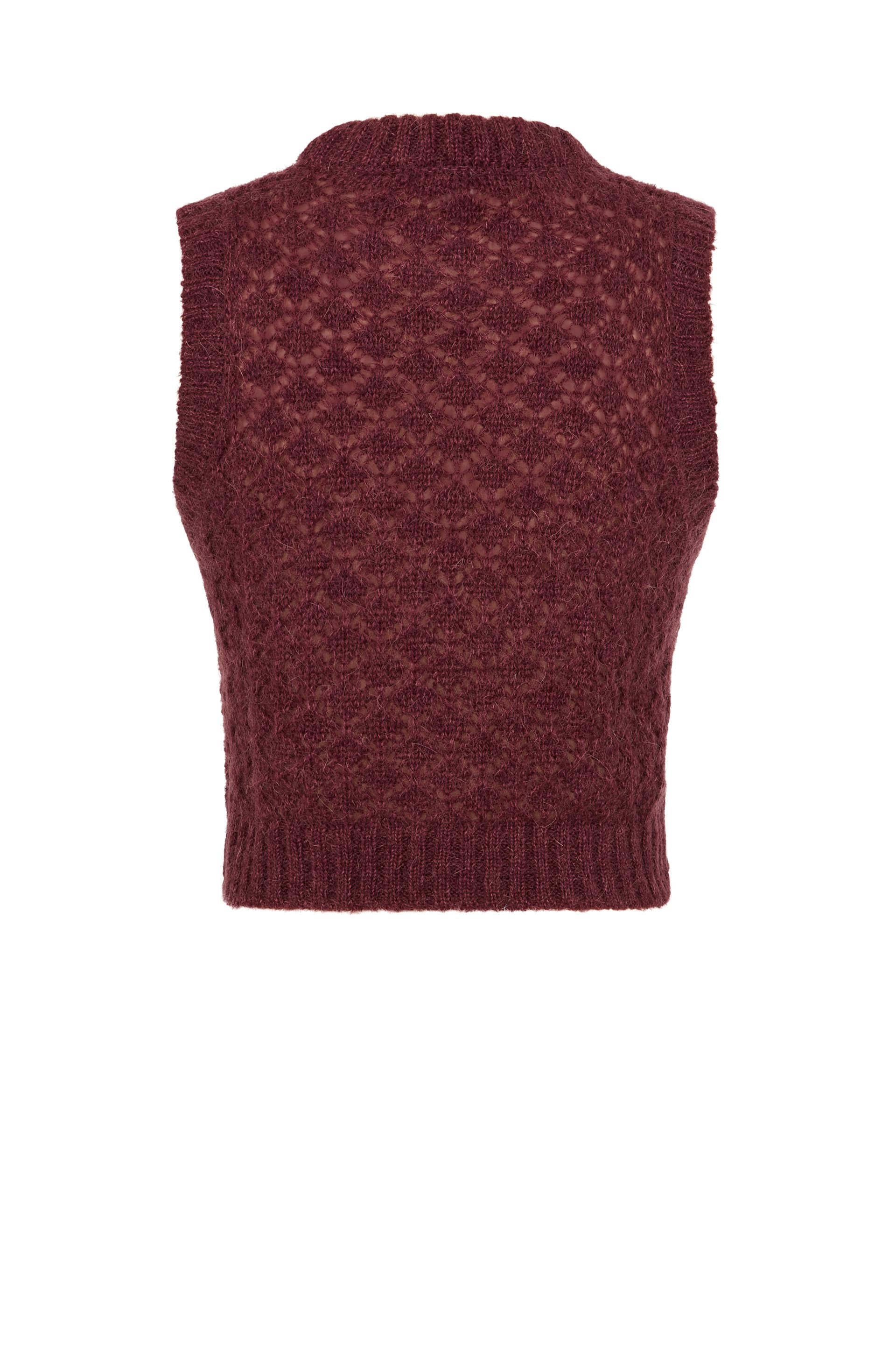 Pull sans manche Cocoon D'Hiver - Bordeaux