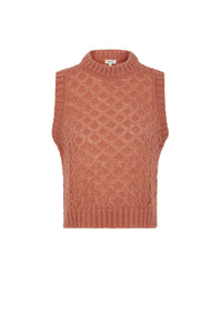 Pull sans manche Cocoon D'Hiver - Camel