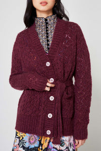 Gilet Cocoon D'Hiver - Bordeaux