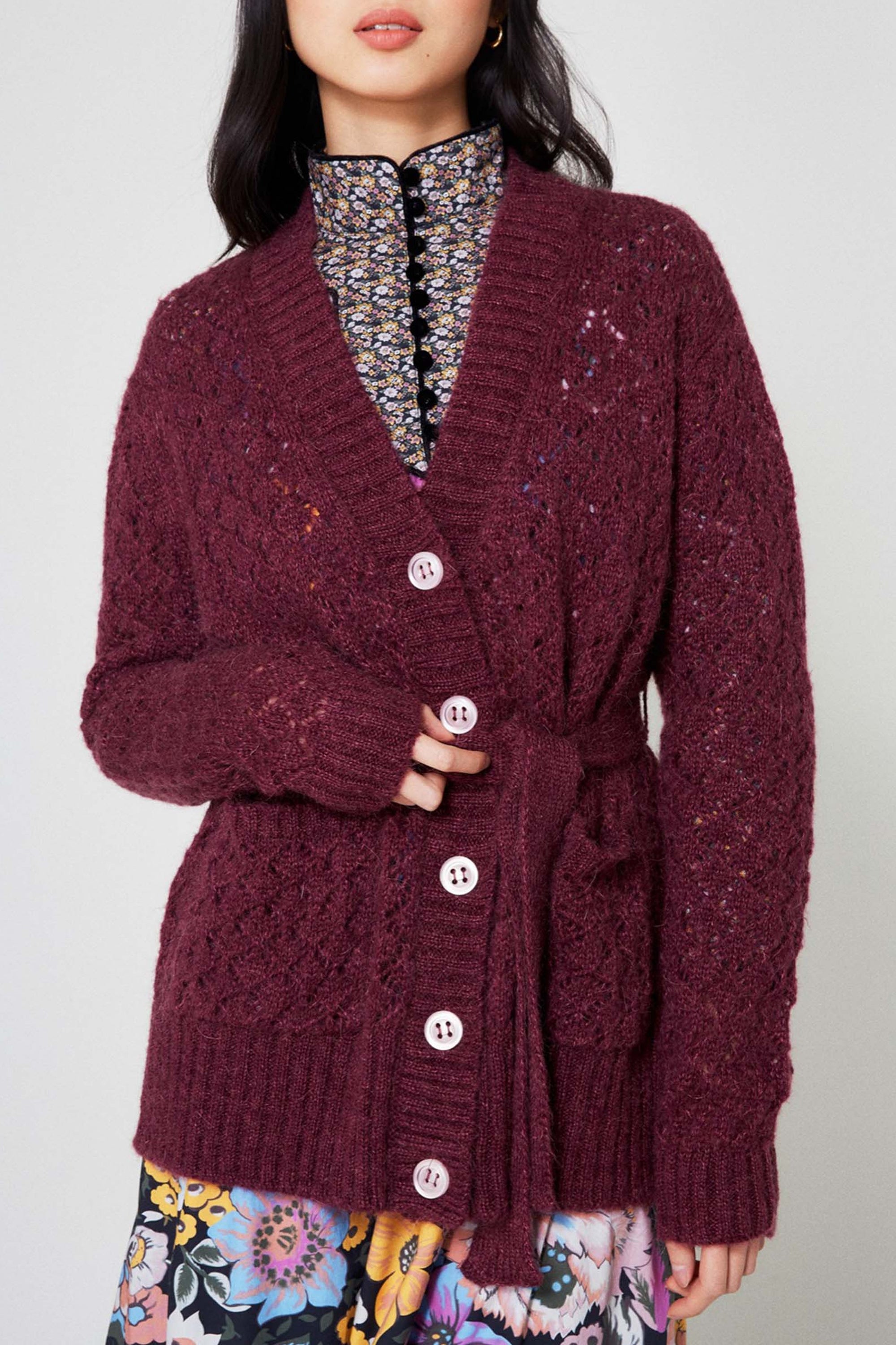 Gilet Cocoon D'Hiver - Bordeaux