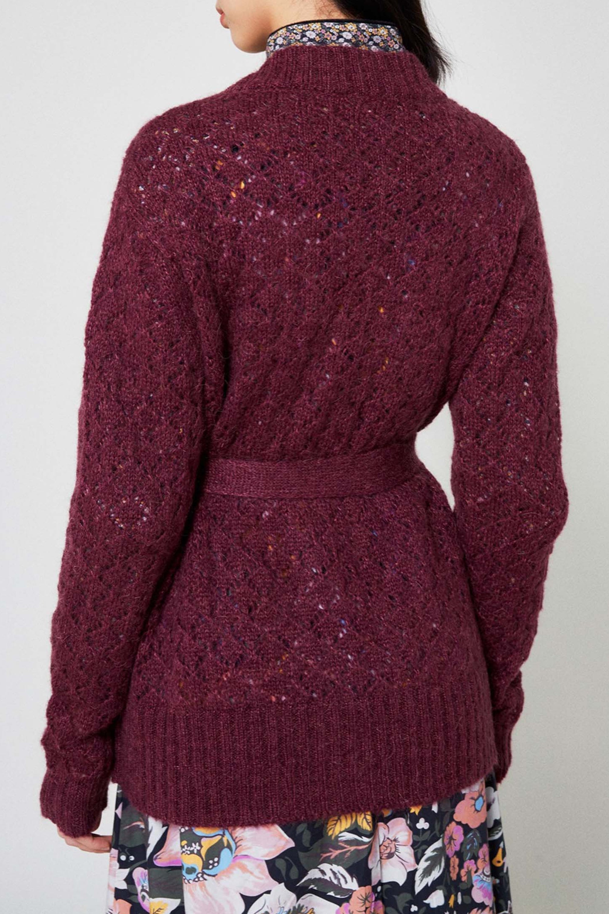 Gilet Cocoon D'Hiver - Bordeaux