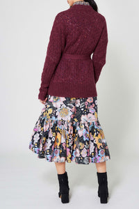 Gilet Cocoon D'Hiver - Bordeaux