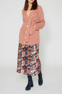 Cardigan Cocoon D'Hiver - Camel