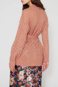 Cardigan Cocoon D'Hiver - Camel