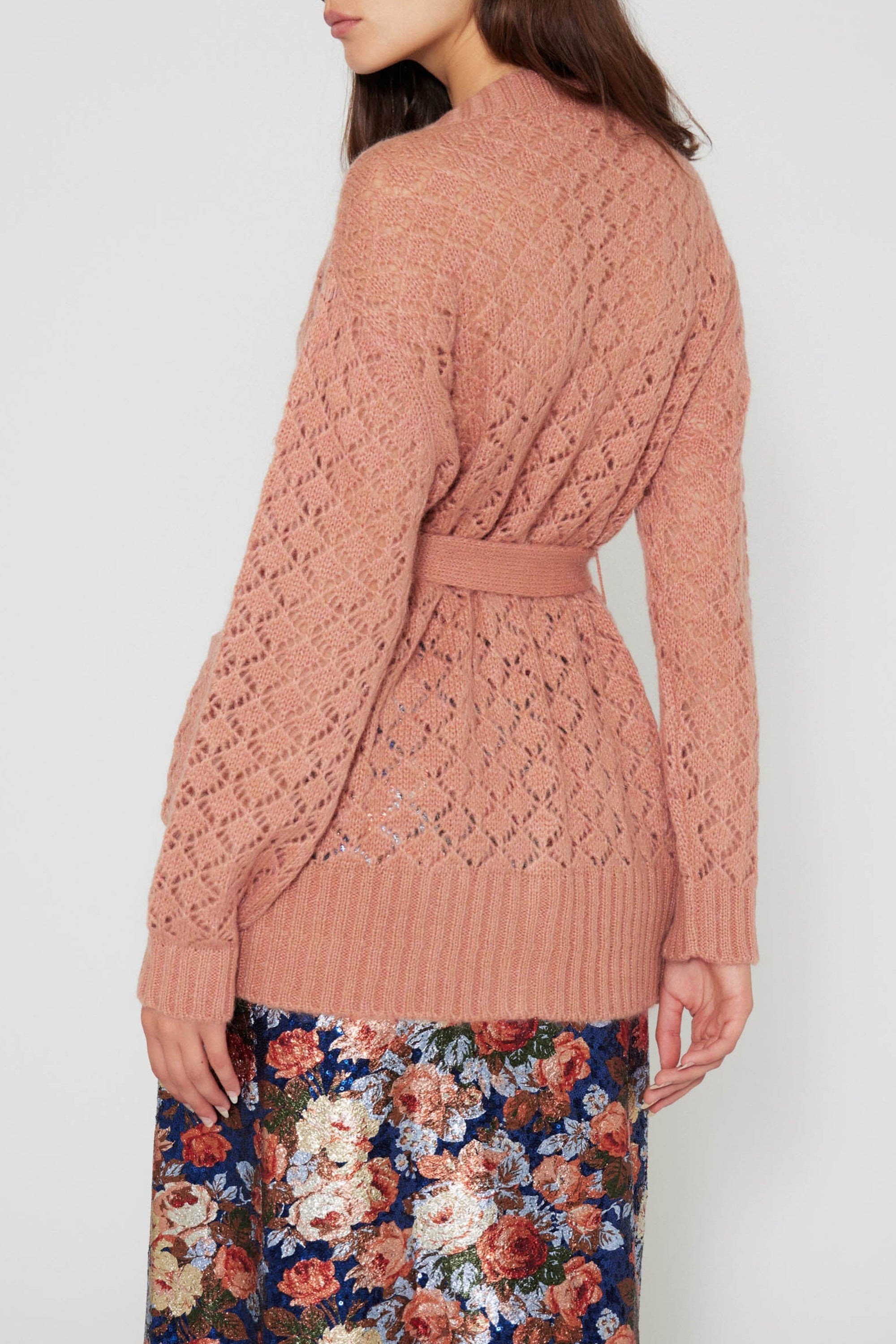 Cardigan Cocoon D'Hiver - Camel