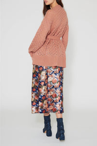 Cardigan Cocoon D'Hiver - Camel