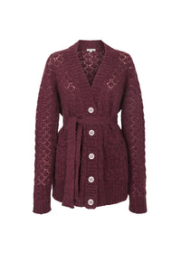 Gilet Cocoon D'Hiver - Bordeaux